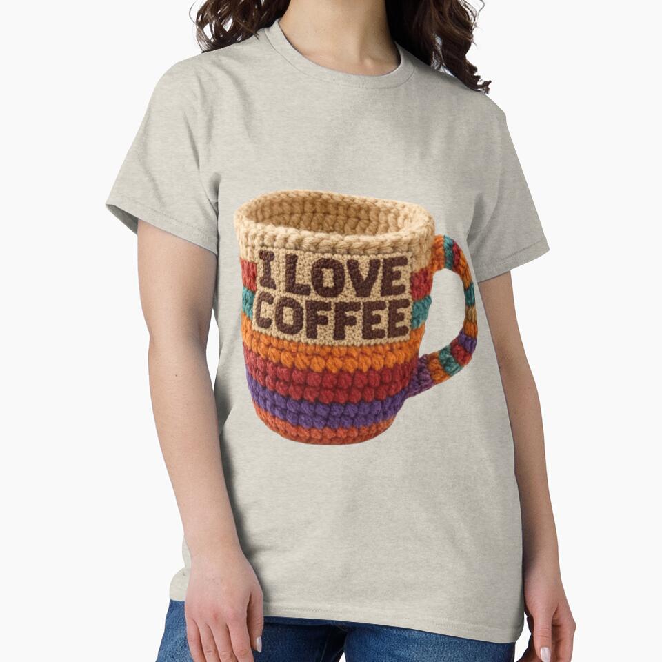 I LOVE COFFEE CROCHET by Crochet World T-Shirts, Hoodie, Sweatshirt | BlankRebels.com (Image 2)