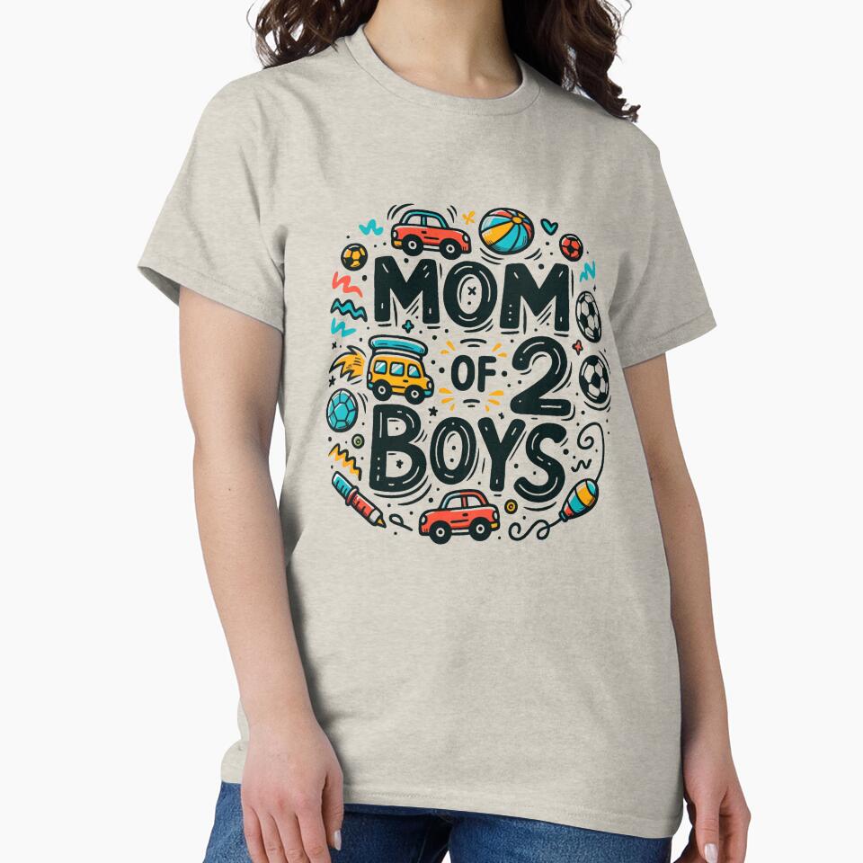 Mom of Boys by Chaput Store T-Shirts, Hoodie, Sweatshirt | BlankRebels.com (Image 2)