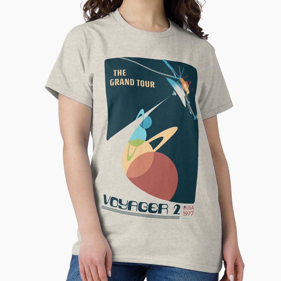 Retro Voyager 2 by adorabowldesign T-Shirts, Hoodie, Sweatshirt | BlankRebels.com (Image 2)