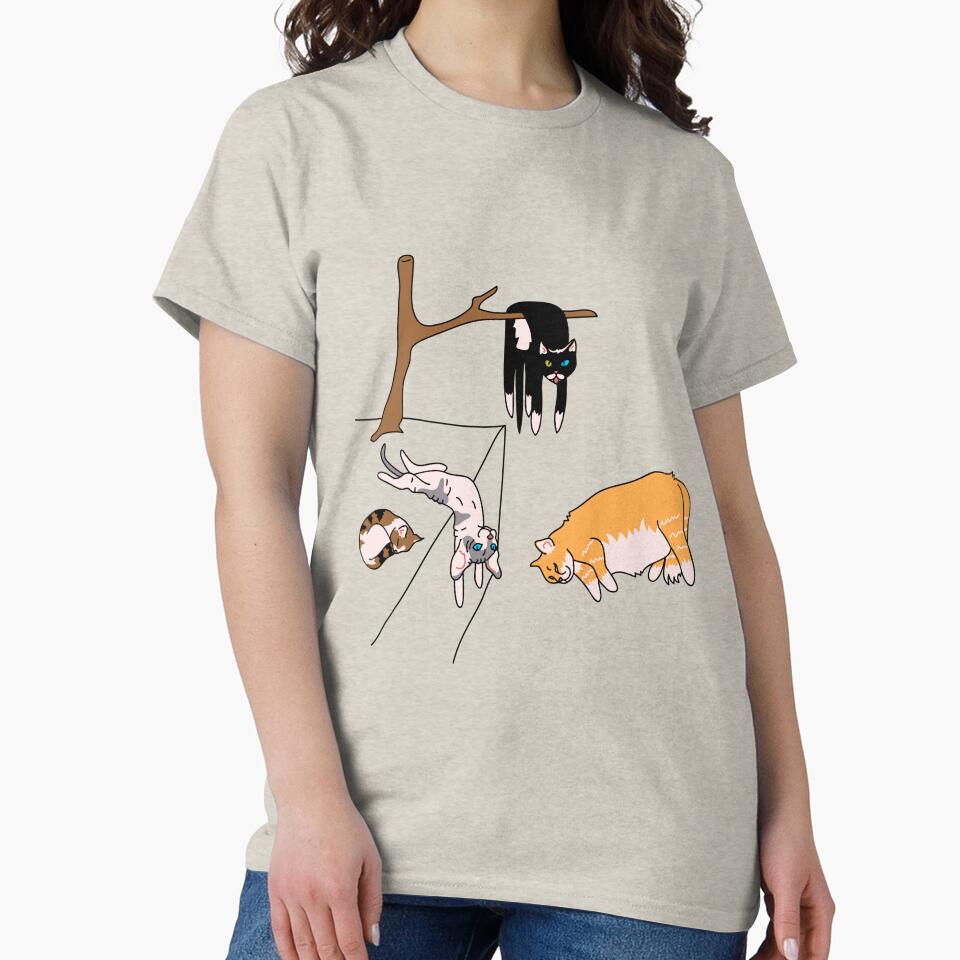 Dalí's cats by Thoo T-Shirts, Hoodie, Sweatshirt | BlankRebels.com (Image 2)