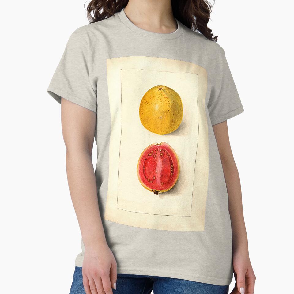 Vintage Botanical Fruit painting cut Guava by Glimmersmith T-Shirts, Hoodie, Sweatshirt | BlankRebels.com (Image 2)