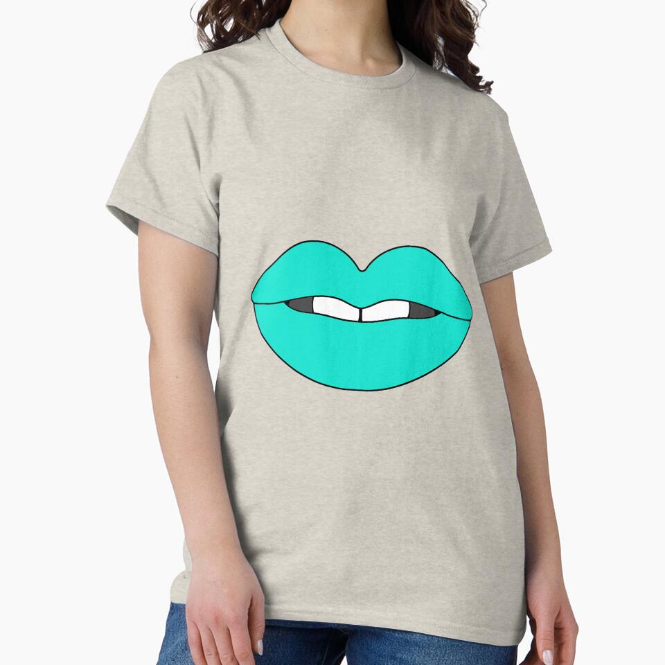 My Turquoise Lips by artofmelimel T-Shirts, Hoodie, Sweatshirt | BlankRebels.com (Image 2)