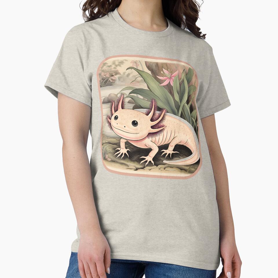 Axolotl Art #37 | Axolotl Lovers by ksgraphics222 T-Shirts, Hoodie, Sweatshirt | BlankRebels.com (Image 2)