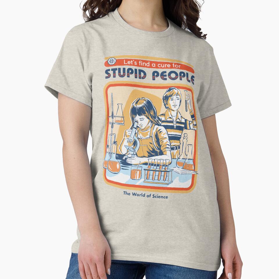 A Cure For Stupid People by Steven Rhodes T-Shirts, Hoodie, Sweatshirt | BlankRebels.com (Image 2)