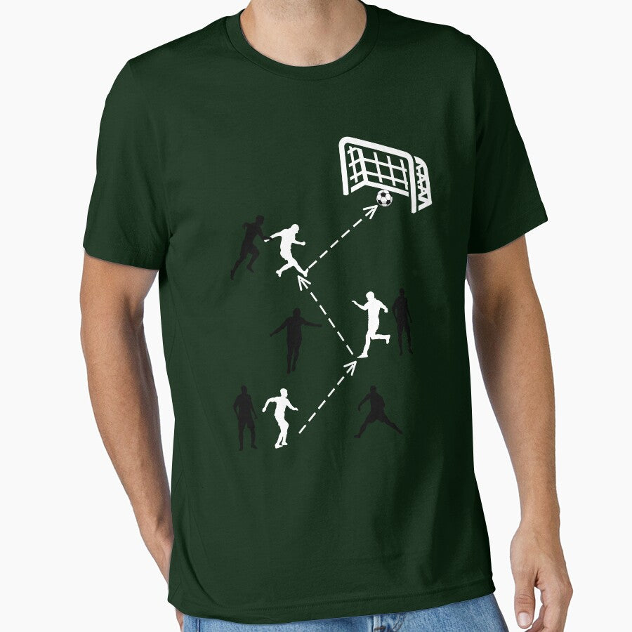 Funny Soccer play soccer players soccer field score goal in soccer match by Artstastic
