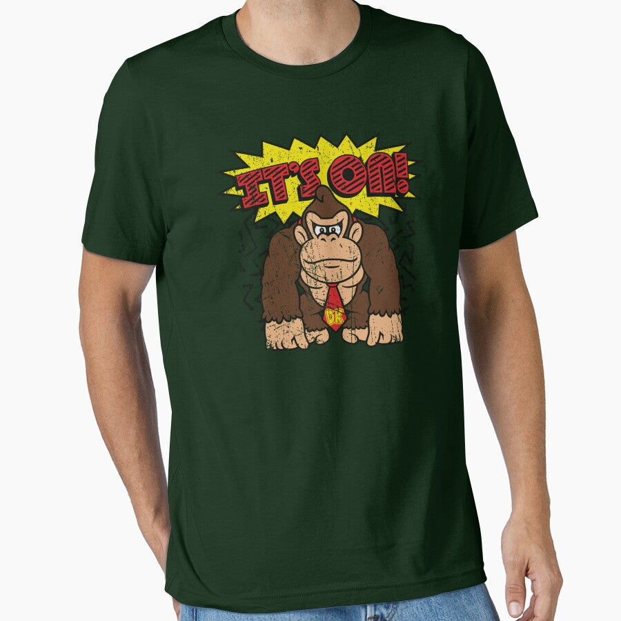 Donkey Kong It's On! Vintage Distressed by FifthSun T-Shirts, Hoodie, Sweatshirt | BlankRebels.com (Image 1)