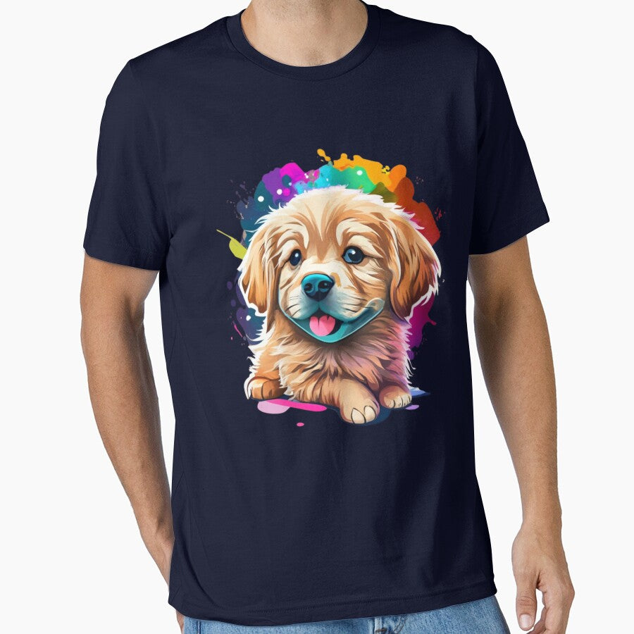 Golden Retriever Color Splash by doubledreamer T-Shirts, Hoodie, Sweatshirt | BlankRebels.com (Image 1)