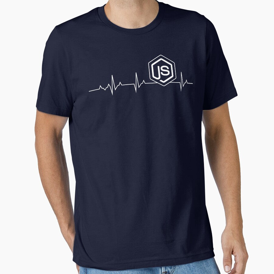 Node.js Heartbeat T-shirt & Hoodie by nasa8x Sweatshirt | BlankRebels.com (Image 1)