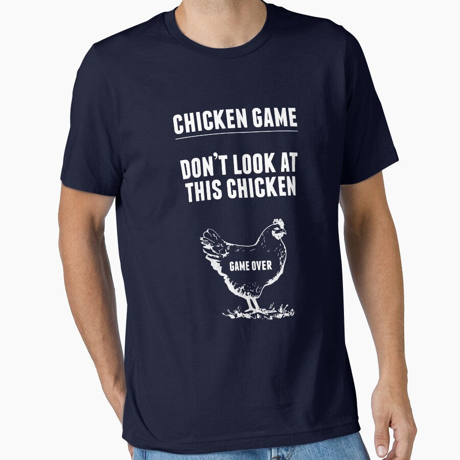 Chicken Game T-Shirt | Funny Chicken Joke by Yipptee Shirts Hoodie, Sweatshirt | BlankRebels.com (Image 1)