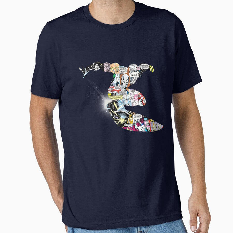 Silver Surfer by nekochelle T-Shirts, Hoodie, Sweatshirt | BlankRebels.com (Image 1)