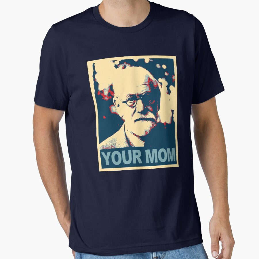 Your MOM - Sigmund Freud by Thelittlelord T-Shirts, Hoodie, Sweatshirt | BlankRebels.com (Image 1)