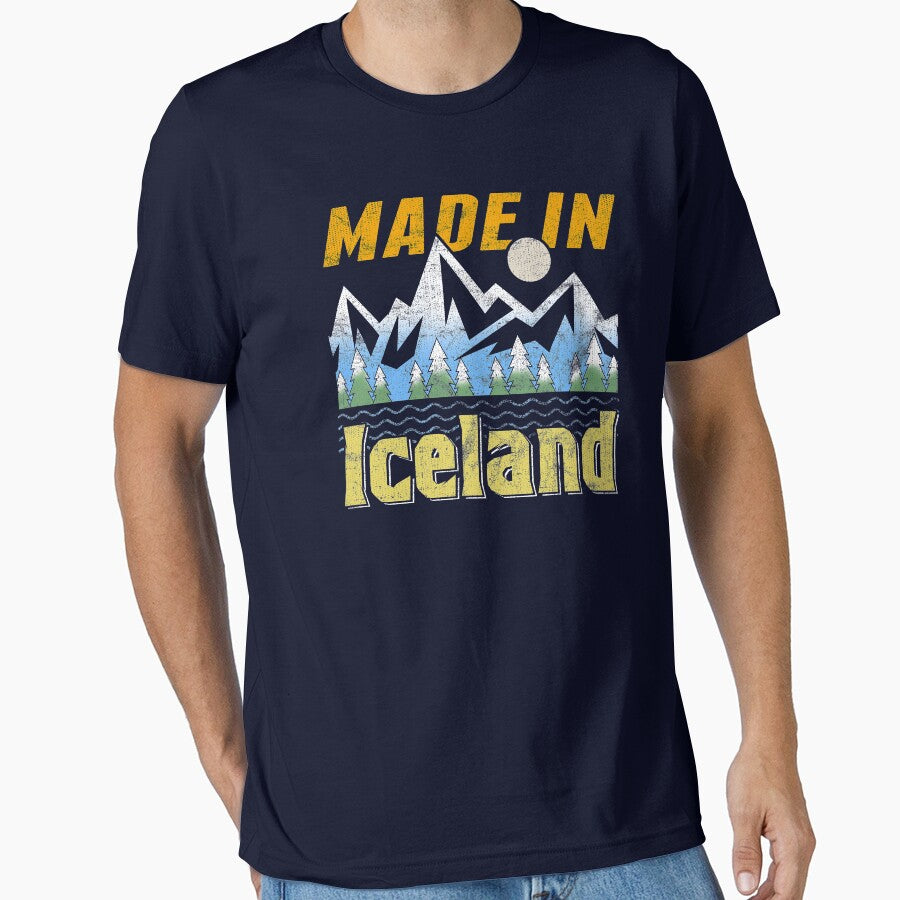 Made in Iceland Camping style design for proud Icelanders by fermo