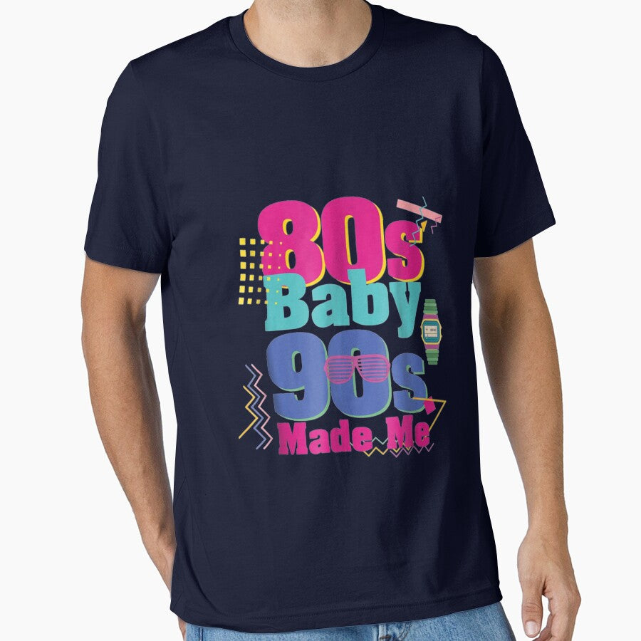 Cool 80's Tees -Baby 90s Made Me Vintage Retro by Ilyaslah Hoodie, Sweatshirt | BlankRebels.com (Image 1)