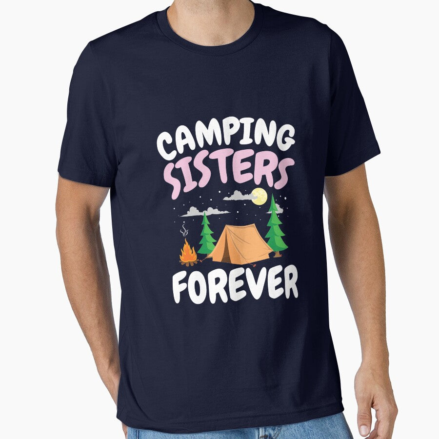 Camping Sisters Forever by jaygo T-Shirts, Hoodie, Sweatshirt | BlankRebels.com (Image 1)