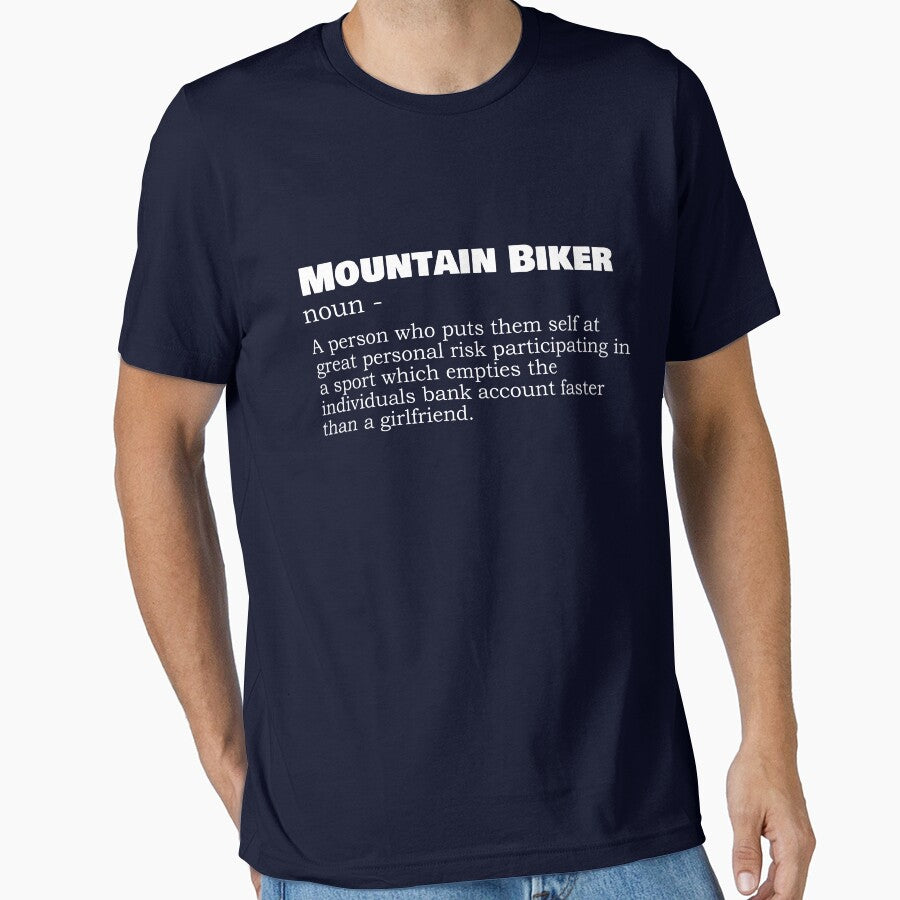 Mountain Biker noun funny definition by chriswilson111 T-Shirts, Hoodie, Sweatshirt | BlankRebels.com (Image 1)