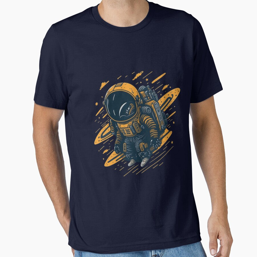 Yellow astronaut by ArtistsShop1 T-Shirts, Hoodie, Sweatshirt | BlankRebels.com (Image 1)