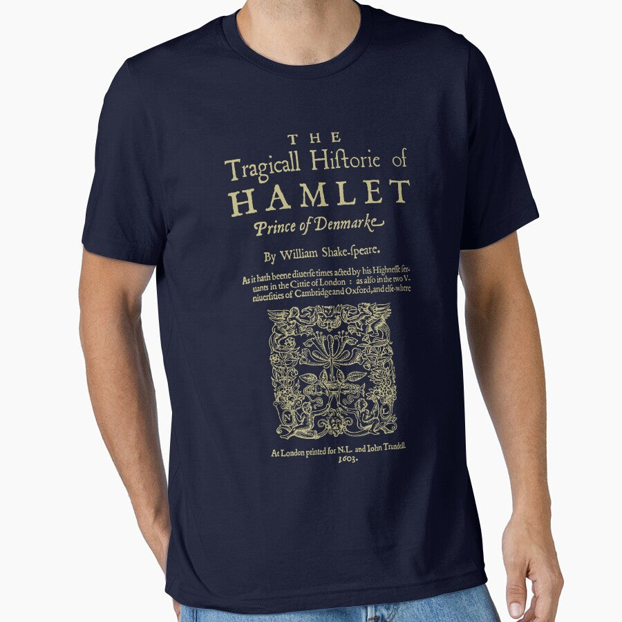 Shakespeare, Hamlet. Dark clothes version. by bibliotee T-Shirts, Hoodie, Sweatshirt | BlankRebels.com (Image 1)