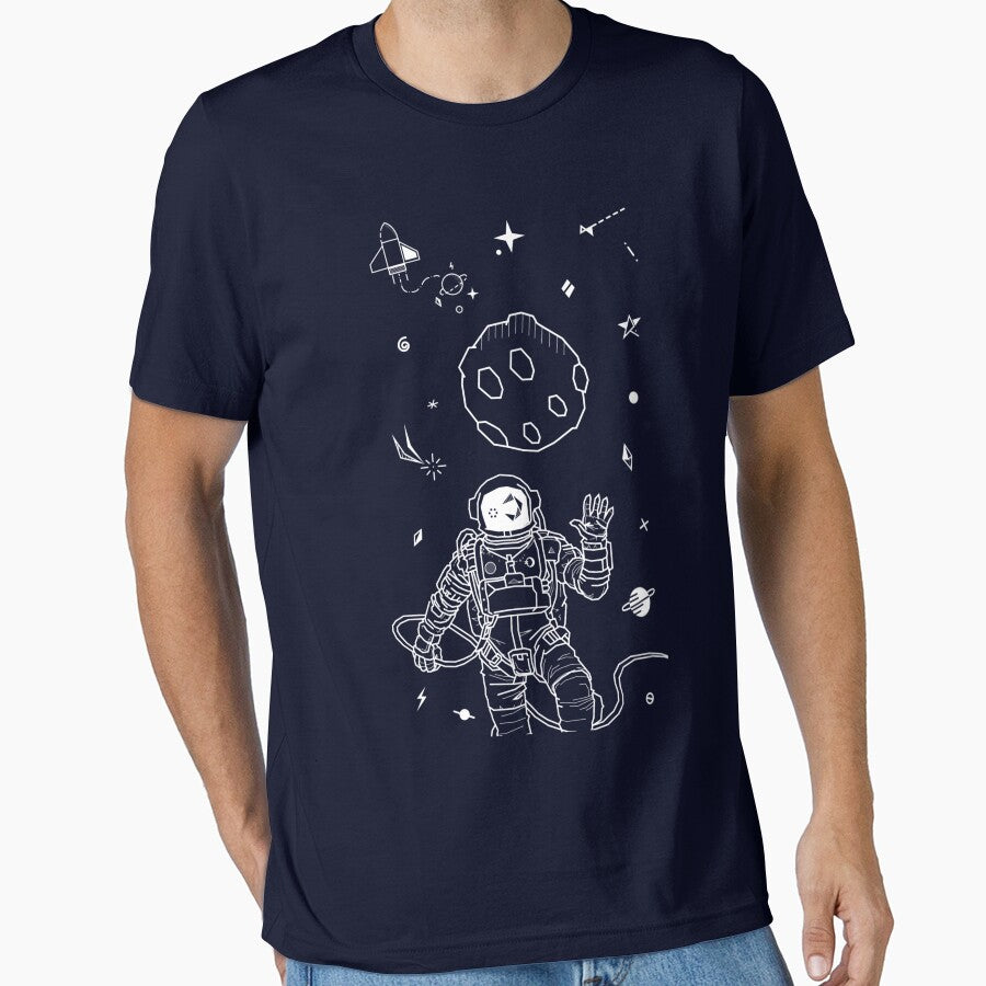 Astronaut In Space Lh2 by AntoineEricnq T-Shirts, Hoodie, Sweatshirt | BlankRebels.com (Image 1)