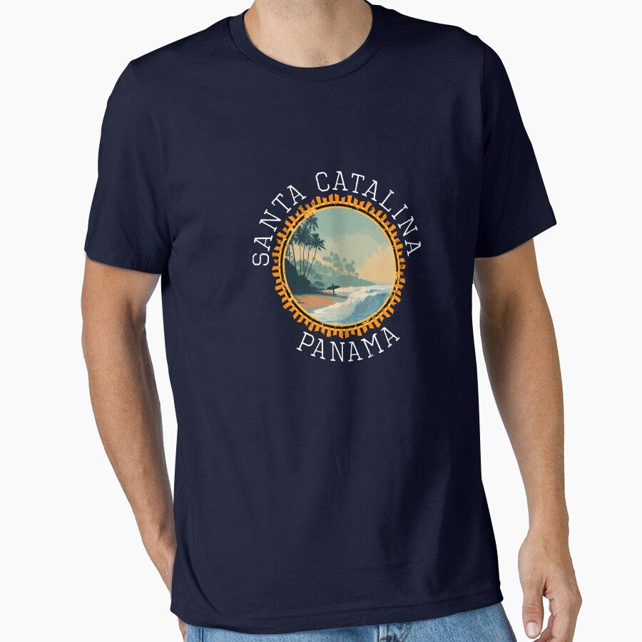 Santa Catalina - Panama (with White Lettering) by VelvetRoom T-Shirts, Hoodie, Sweatshirt | BlankRebels.com (Image 1)
