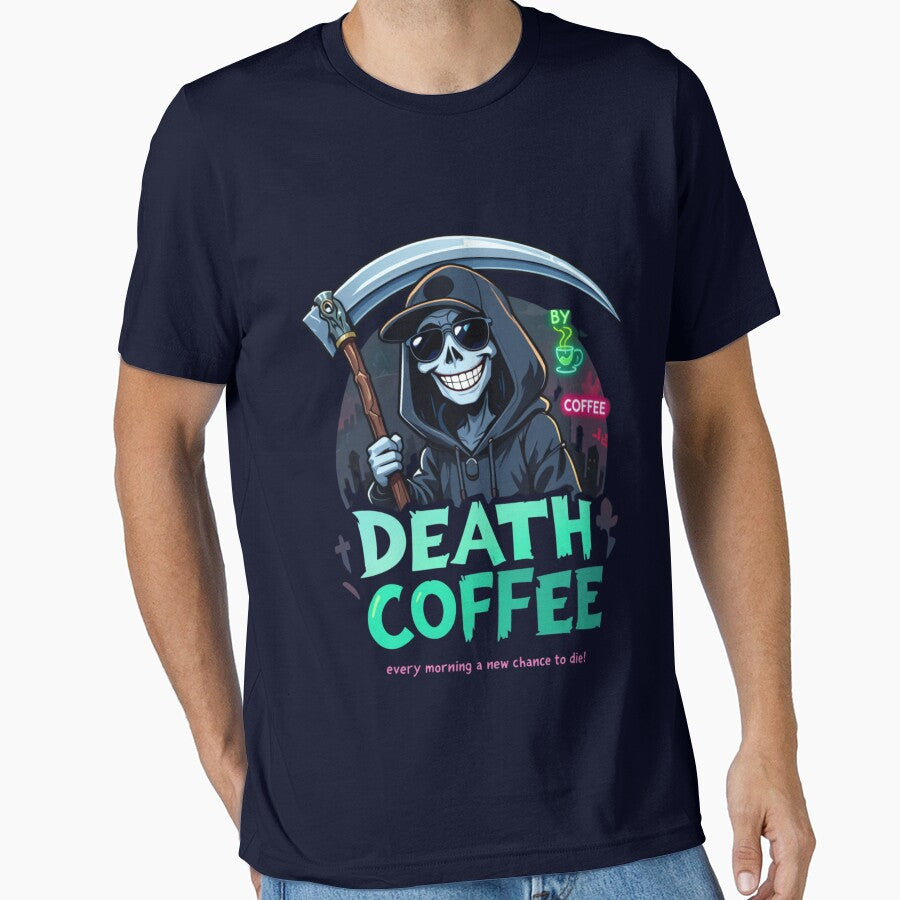 Death Coffee – Grim Reaper Brew by azazzle T-Shirts, Hoodie, Sweatshirt | BlankRebels.com (Image 1)