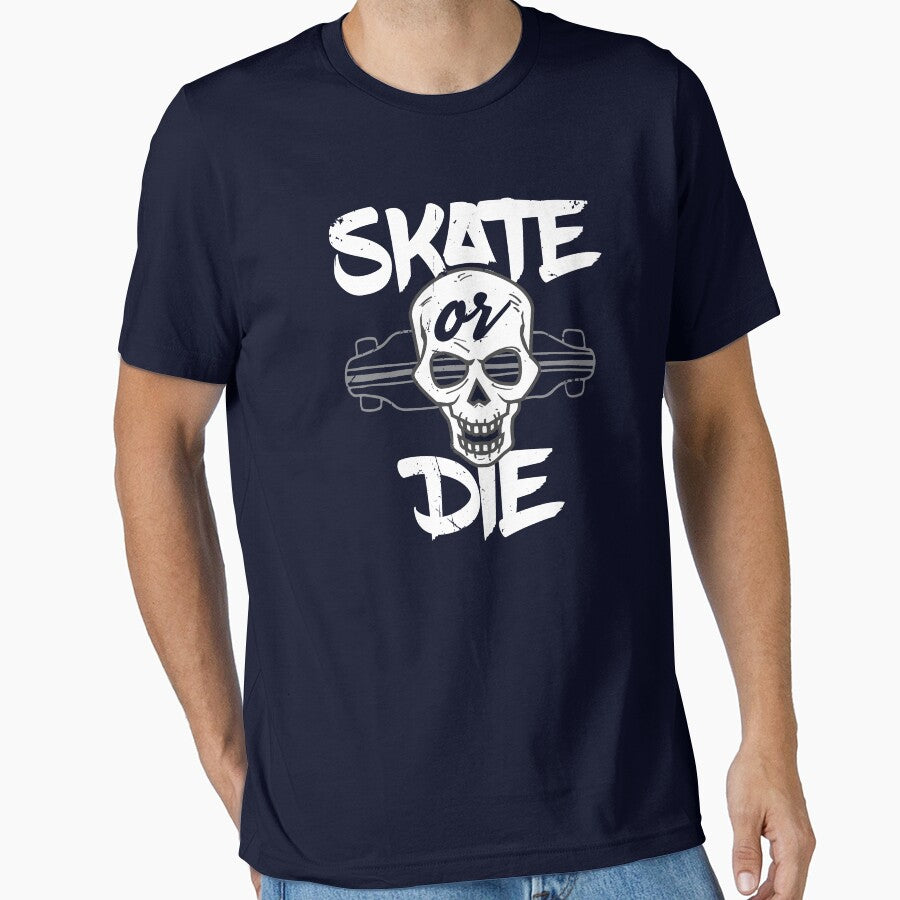 Skateboard And Skull by oberdoofus T-Shirts, Hoodie, Sweatshirt | BlankRebels.com (Image 1)