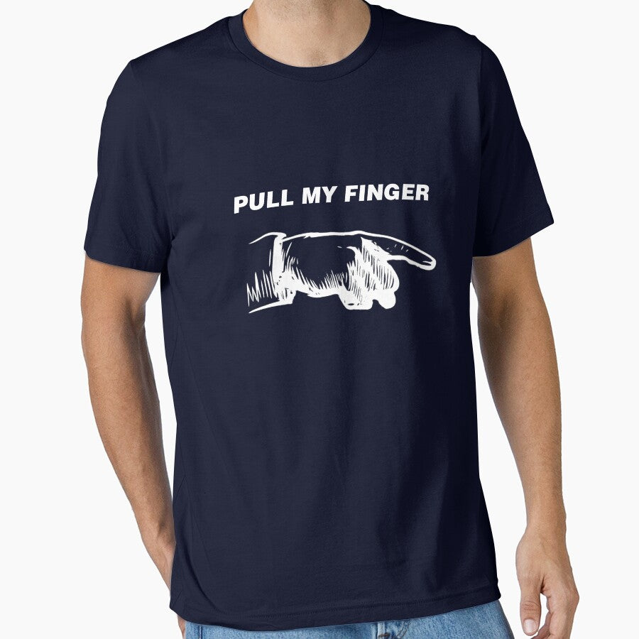 Pull My Finger Witty Quote Graphic for T Shirts, Stickers and Retro Humour Gifts by UrbanKangaroo Hoodie,... (Image 1)