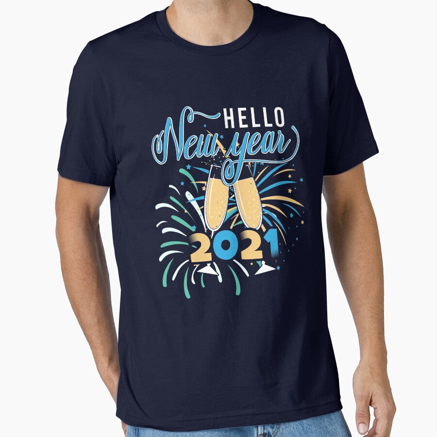 Hello New Year 2021 by creativeliberty T-Shirts, Hoodie, Sweatshirt | BlankRebels.com (Image 1)