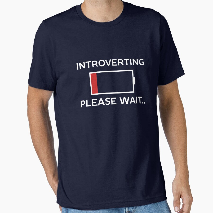 Introverting Please Waiting Funny by happinessinatee T-Shirts, Hoodie, Sweatshirt | BlankRebels.com (Image 1)