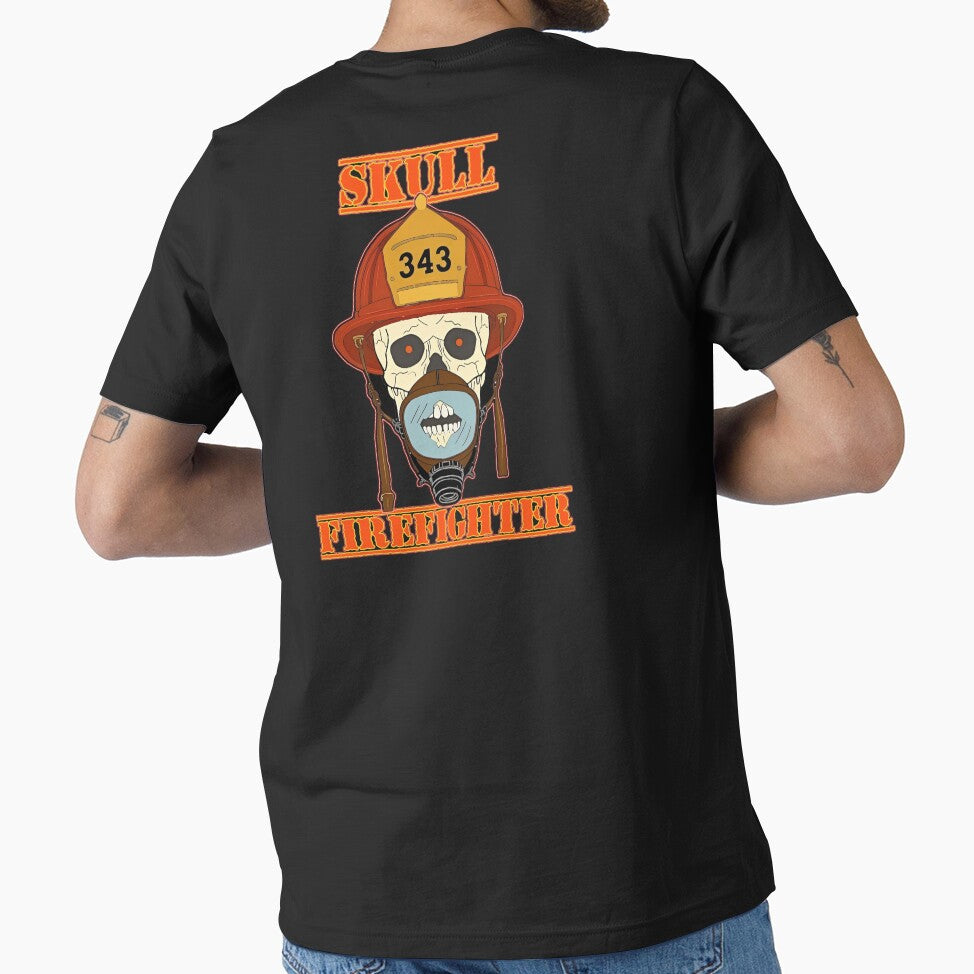 Skull firefighter by DigitalArtTK T-Shirts, Hoodie, Sweatshirt | BlankRebels.com (Image 1)
