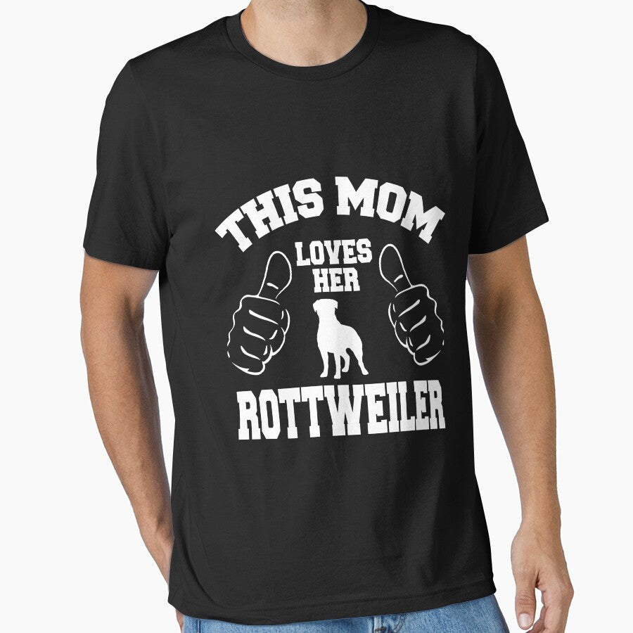 This Mom Loves Her Rottweiler by findgreatshirts T-Shirts, Hoodie, Sweatshirt | BlankRebels.com (Image 1)