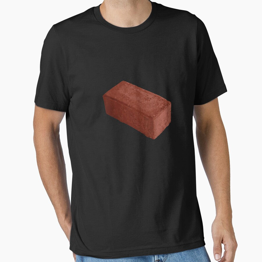 Just A Brick Plain Singular Regular Brick For Jokes by noirty