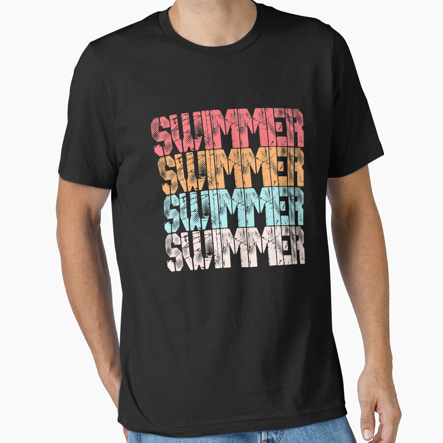 Swimmer Vintage great idea by bylox T-Shirts, Hoodie, Sweatshirt | BlankRebels.com (Image 1)