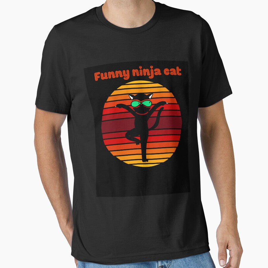 Funny ninja cat by azizbenmed
