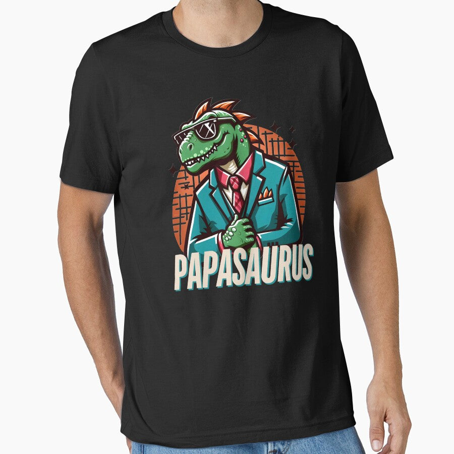Papasaurus Dad Joke by Annabelhut T-Shirts, Hoodie, Sweatshirt | BlankRebels.com (Image 1)