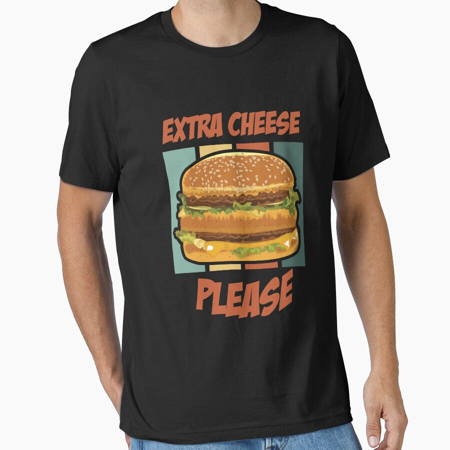 Extra Cheese, Please - burger by berwies T-Shirts, Hoodie, Sweatshirt | BlankRebels.com (Image 1)