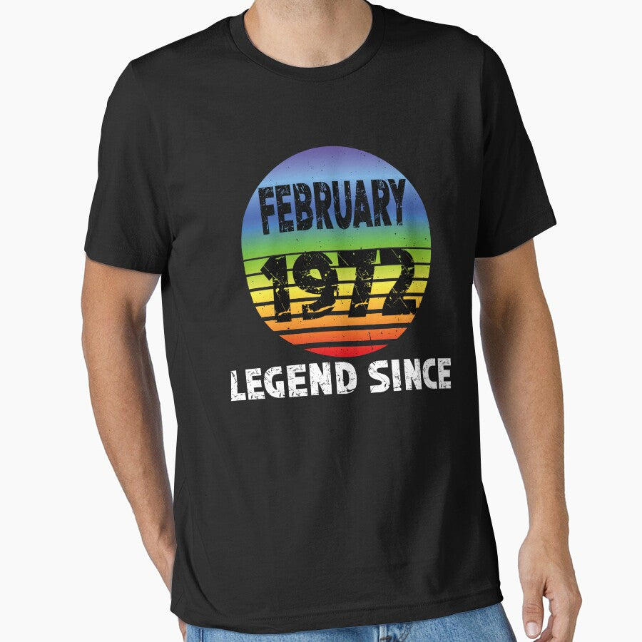 Legend since February 1972, 50 years old, Awesome Retro Vintage 50th Birthday Gift great by Beauty-secret... (Image 1)