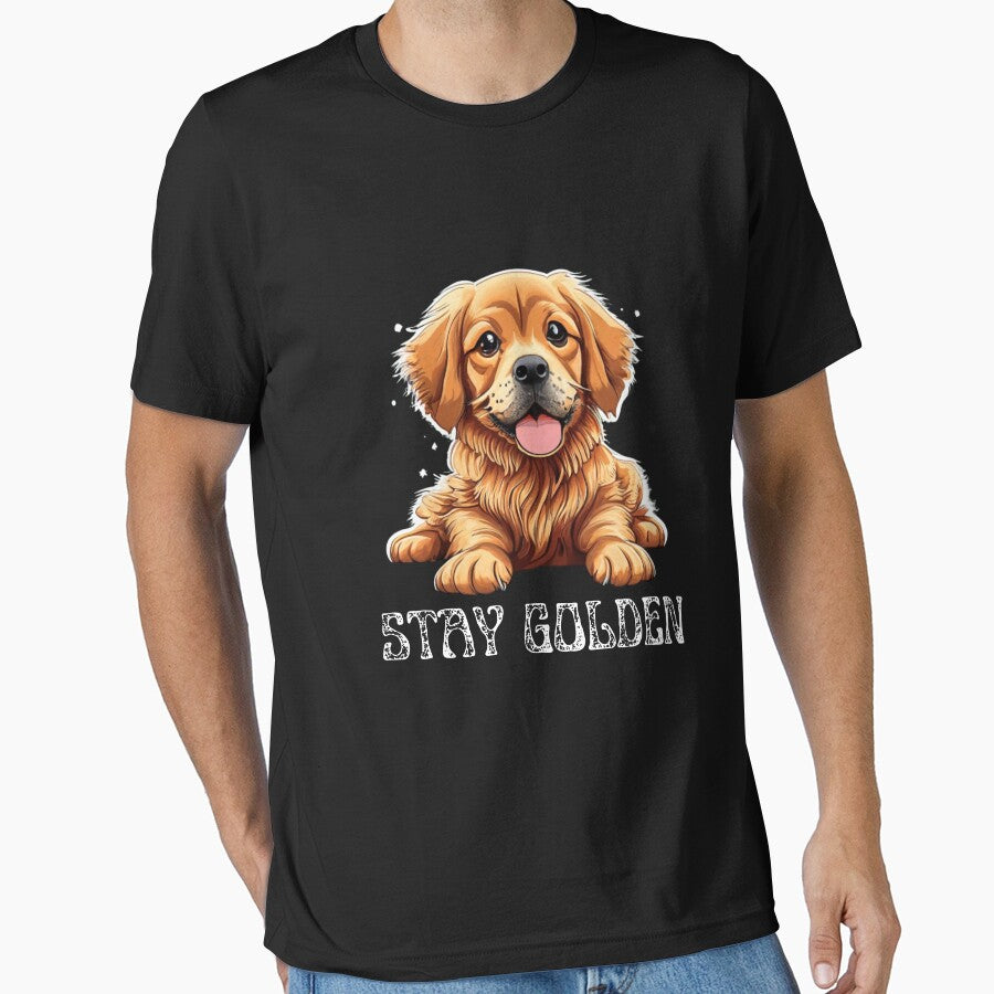 Stay Golden Retriever by doubledreamer T-Shirts, Hoodie, Sweatshirt | BlankRebels.com (Image 1)