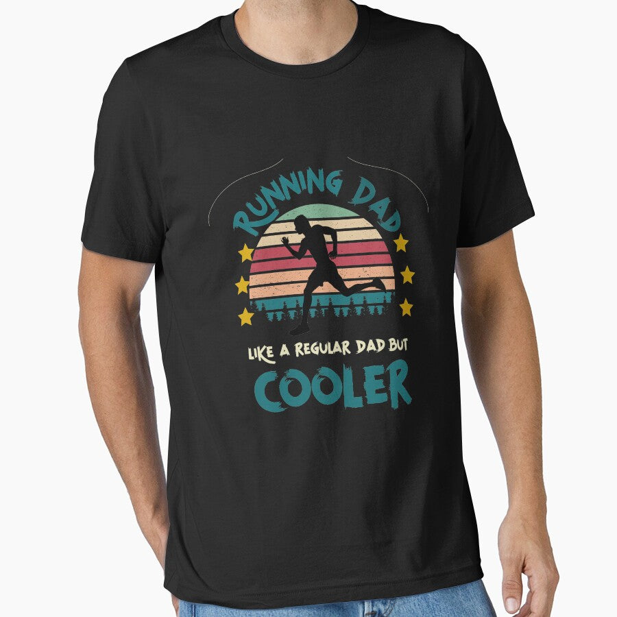 Running Dad like a regular dad but cooler gift men by mohaame T-Shirts, Hoodie, Sweatshirt | BlankRebels.com (Image 1)