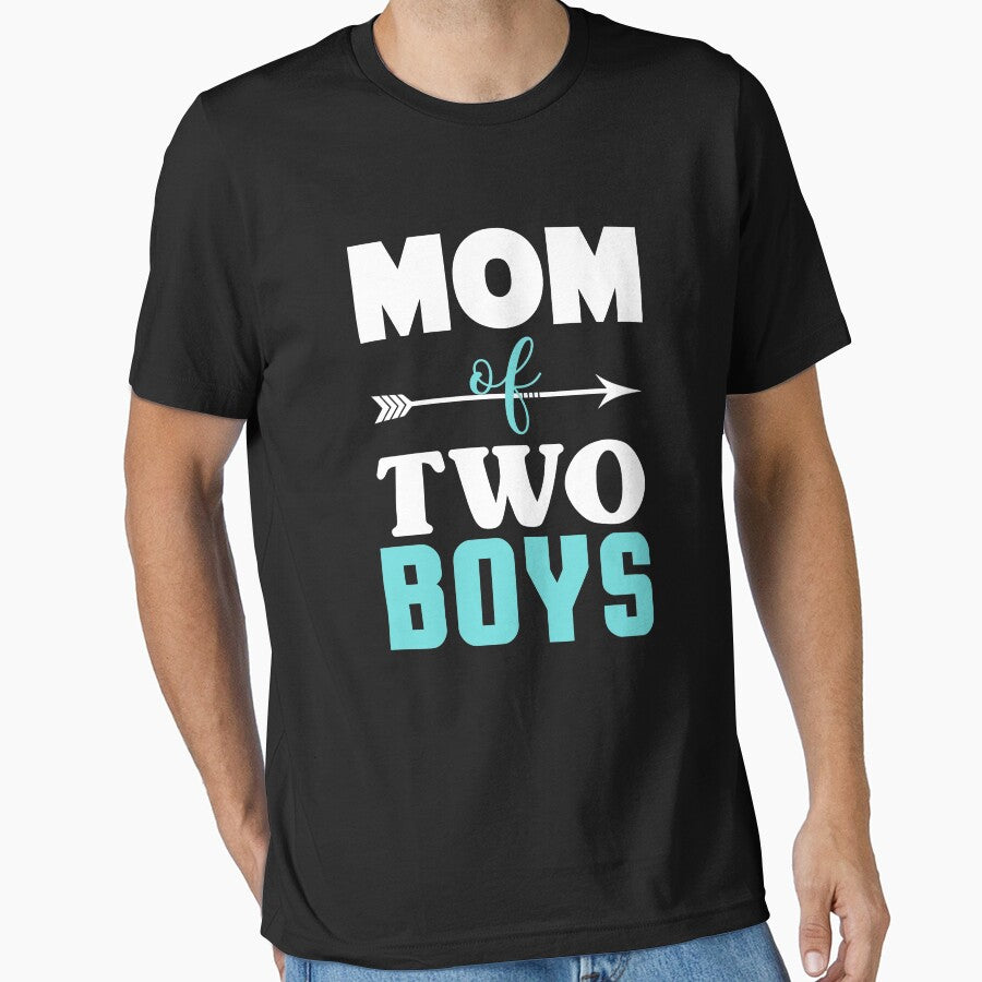 Mom Of Two Boys by dumiaa T-Shirts, Hoodie, Sweatshirt | BlankRebels.com (Image 1)