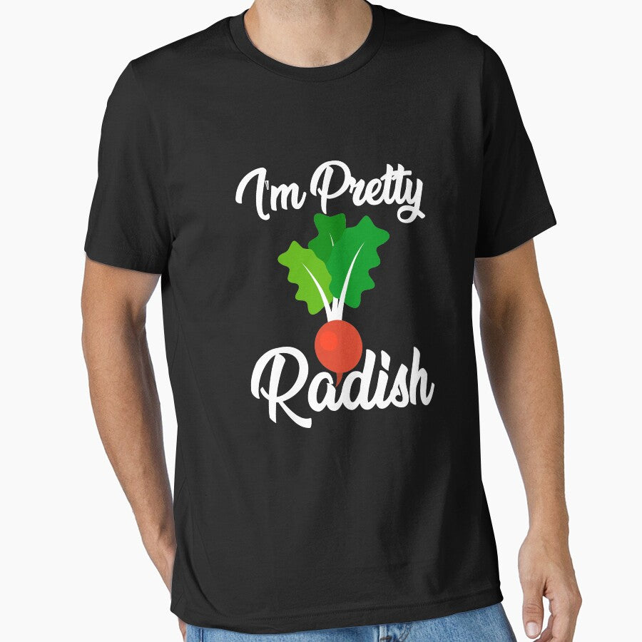 I'm Pretty Radish, Funny Vegetable, Vegan Vibes by Designs4Less T-Shirts, Hoodie, Sweatshirt | BlankRebels.com (Image 1)