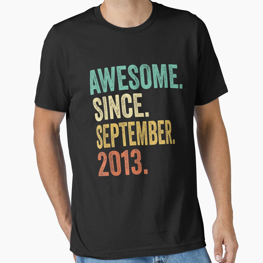 9 Years Old Gifts Awesome September 2013 9th Birthday Boy by Craig Hall T-Shirts, Hoodie, Sweatshirt (Image 1)