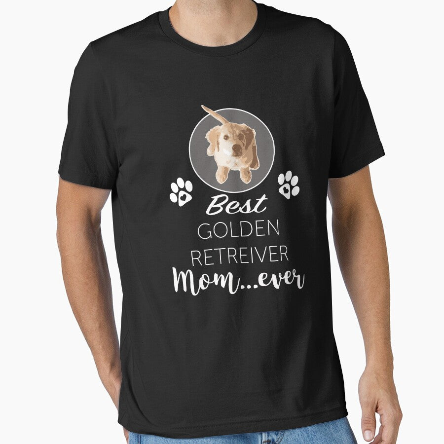 Top Fun Best Golden Retriever Mom Ever Gift Design by LGamble12345 T-Shirts, Hoodie, Sweatshirt | BlankRebels.com (Image 1)
