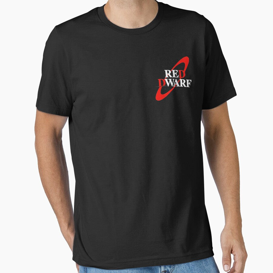 Red Dwarf Distressed Logo Pocket Position by arrowroottees T-Shirts, Hoodie, Sweatshirt | BlankRebels.com (Image 1)