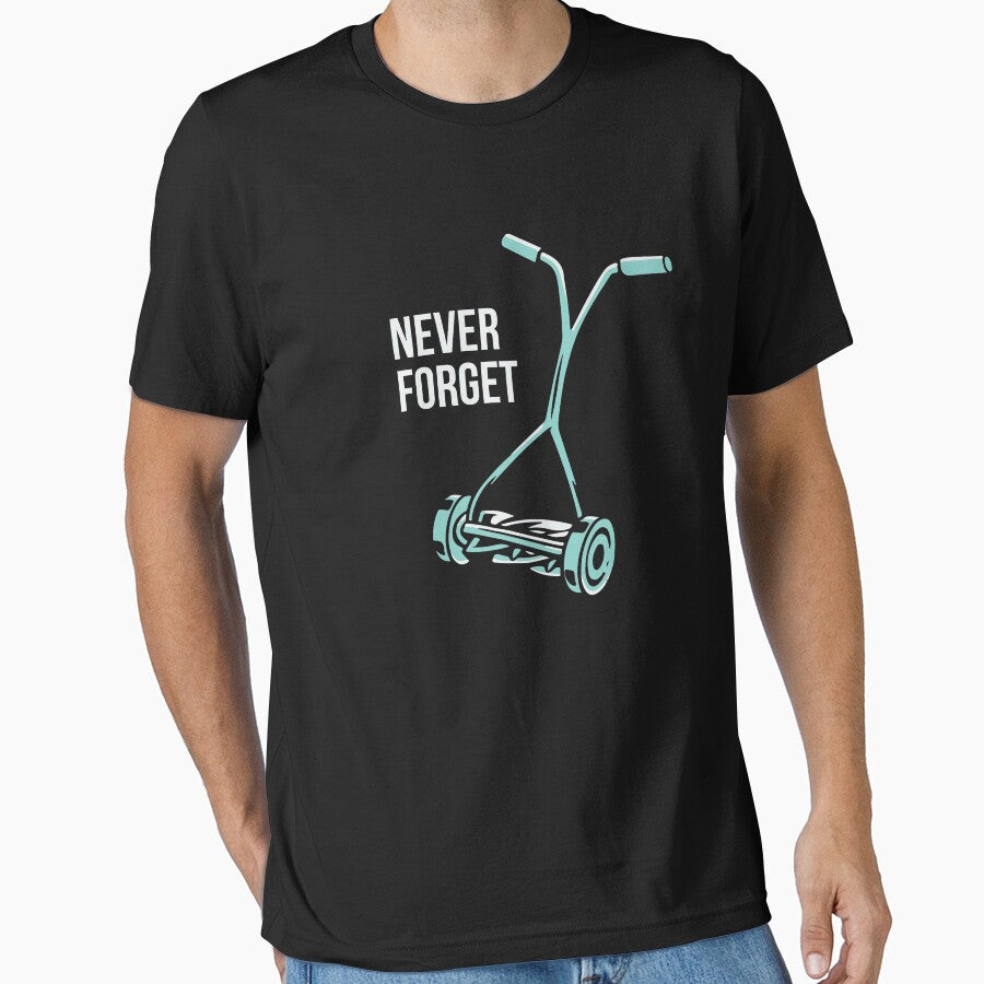 Robot lawn mower - Never Forget by Mohja-Design T-Shirts, Hoodie, Sweatshirt | BlankRebels.com (Image 1)