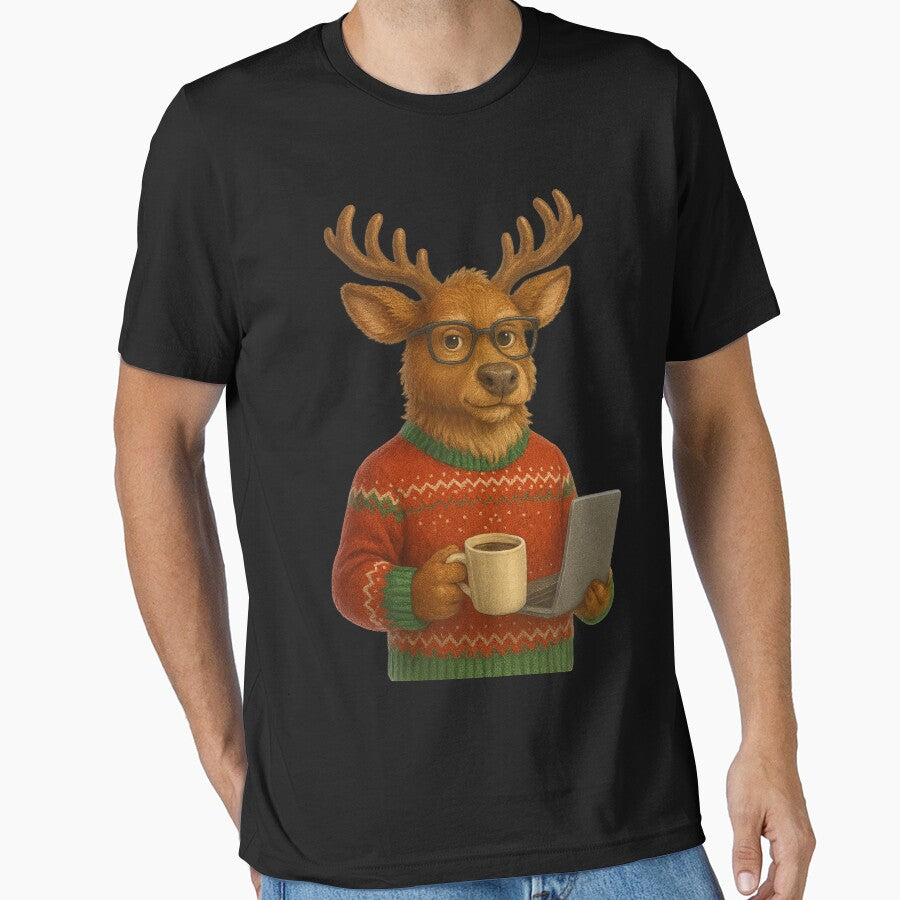 Reindeer Project Manager Coffee Christmas Office Humor by I AM BRO