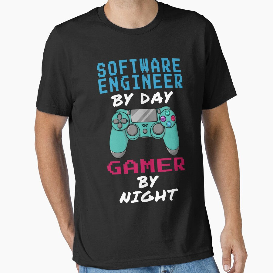 Software Engineer By Day Gamer By Night by rukia020290 T-Shirts, Hoodie, Sweatshirt | BlankRebels.com (Image 1)
