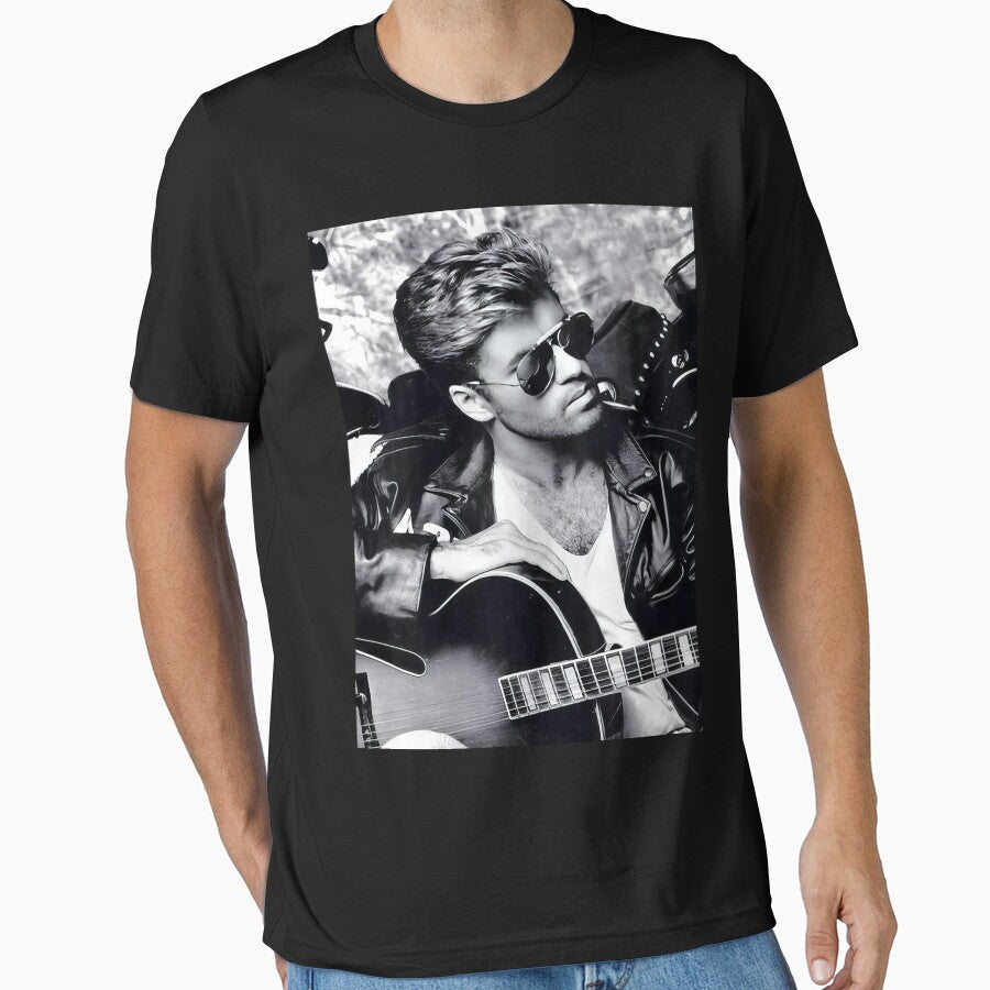 George Michael Music by Detllustration_STD T-Shirts, Hoodie, Sweatshirt | BlankRebels.com (Image 1)