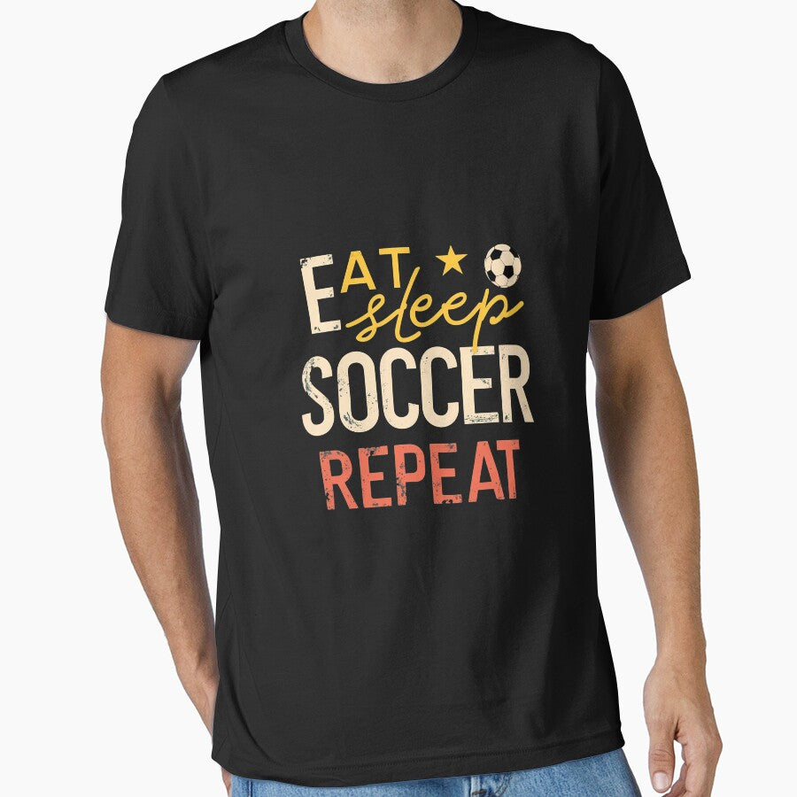 eat sleep soccer repeat, Soccer Life by BOOLL