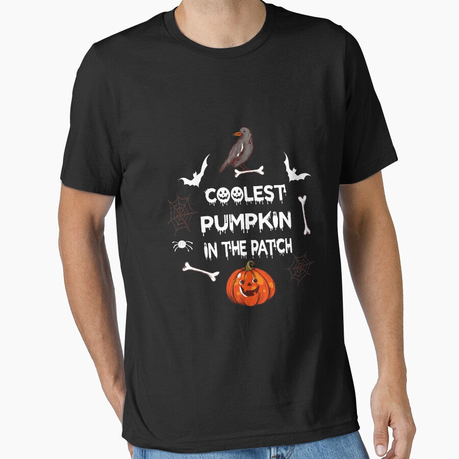 Kids Coolest Pumpkin In The Patch Toddler Boys Halloween Kids T-Shirt by shopping new