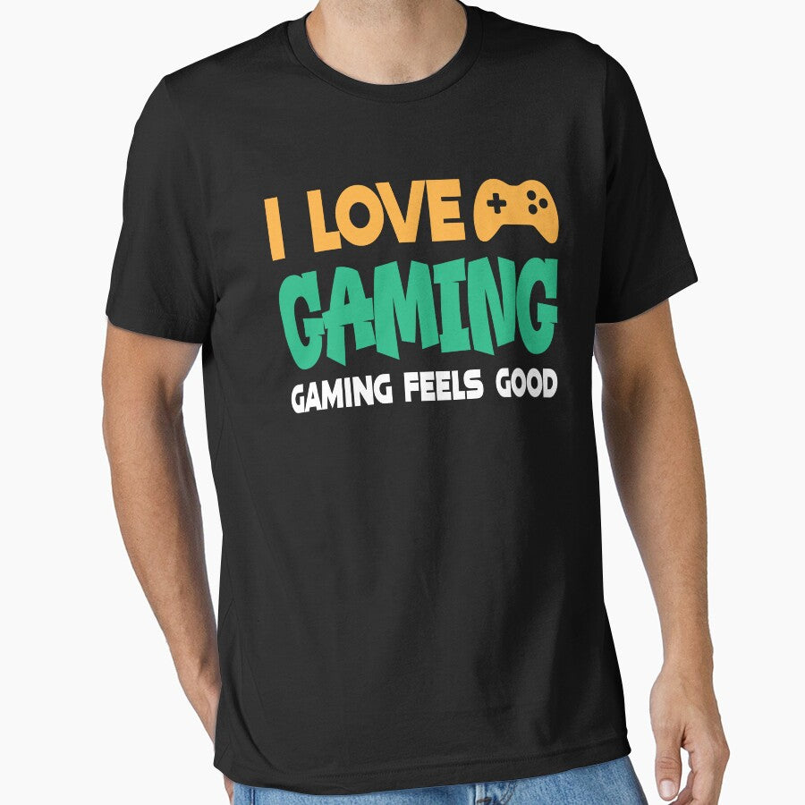 I Love Gaming, Gaming Feels Good by Shaikh Masudur Rahman T-Shirts, Hoodie, Sweatshirt | BlankRebels.com (Image 1)